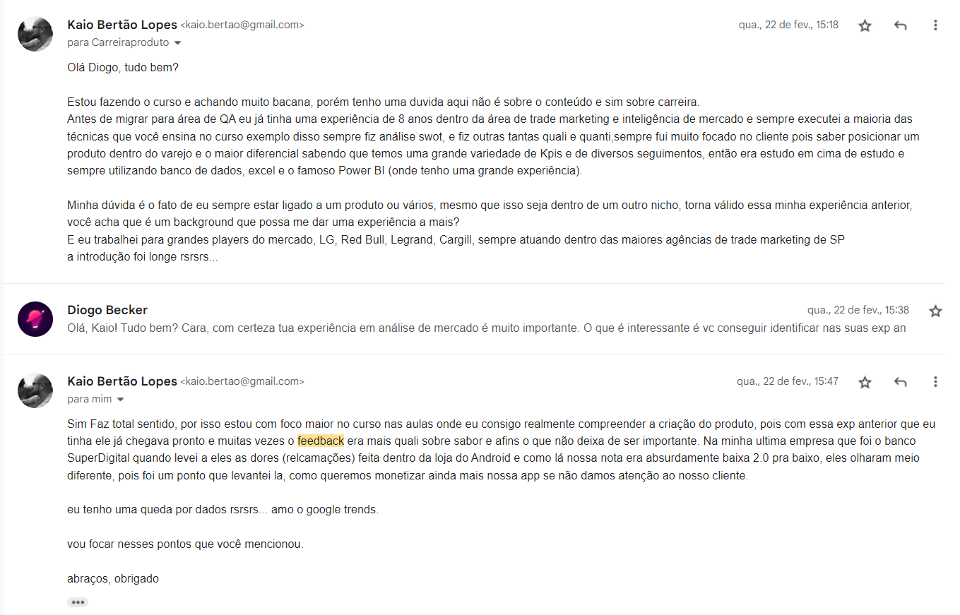 Depoimento Kaio
